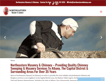 Tablet Screenshot of northeasternchimney.com